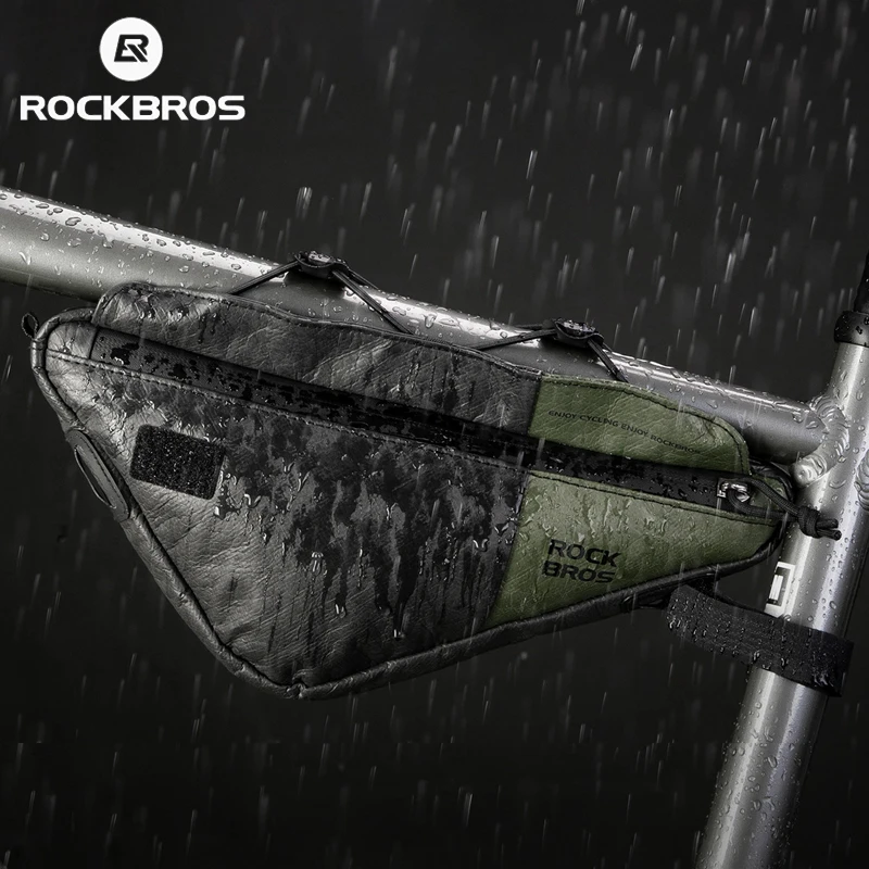 ROCKBROS Waterproof DuPont Paper Bicycle Bag Environmental Tyvek Durable Bicycle Bottom Tube Cycling Messenger bags