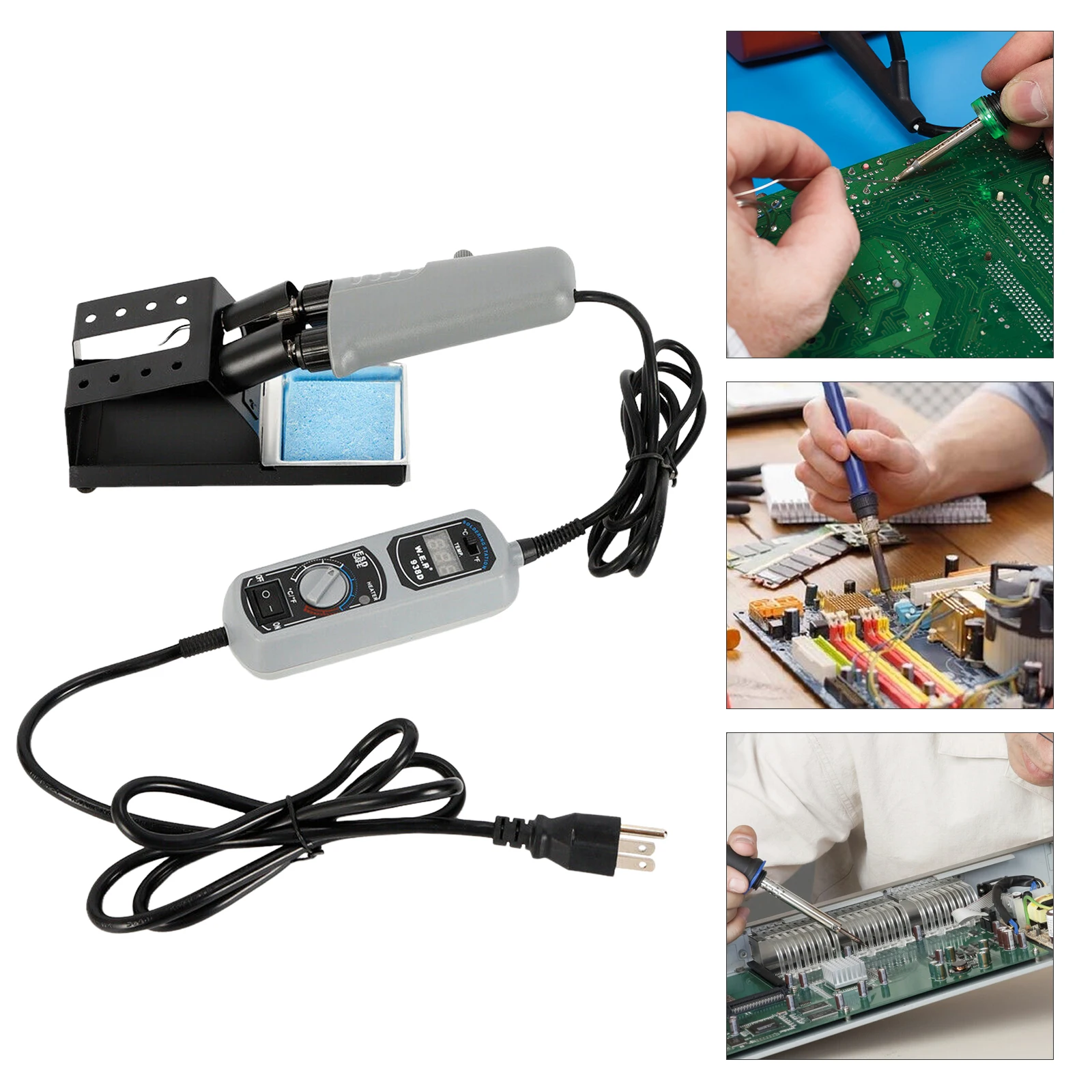 Compact and Durable Vinyl Floor Tools Soldering Station with Adjustable Temperature, 44W Power, Intelligent Energy Saving for