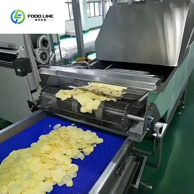Customized Full Automatic Sweet Potato Chips Making Machine Line Potatoes Chips Machines Commercial Grade System