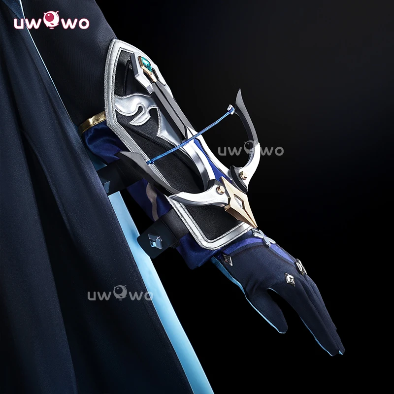 UWOWO Lohen 코스프레 콜라보레이션 시리즈: 게임 Genshin Imapct Lohen 남성 코스프레 의상 할로윈 의상