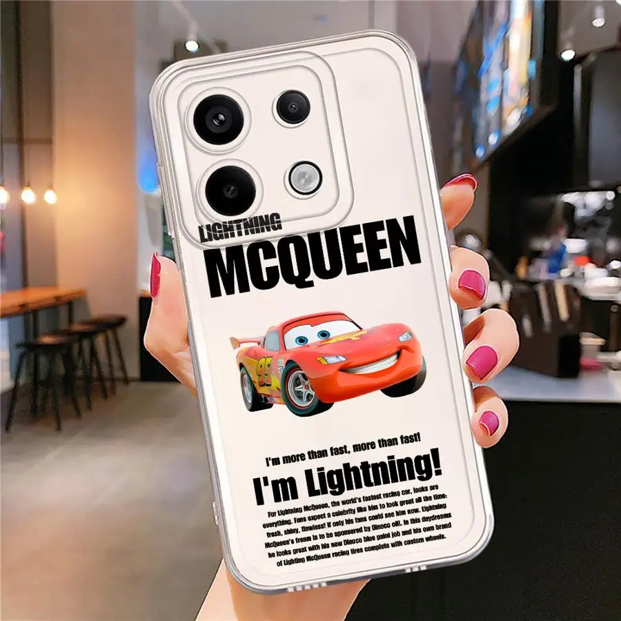 Sally relâmpago mcqueen caso para xiaomi redmi nota 9S 10lite 9 10 11 pro 10s 11s 12s 12 13 14 pro plus capa de telefone macio