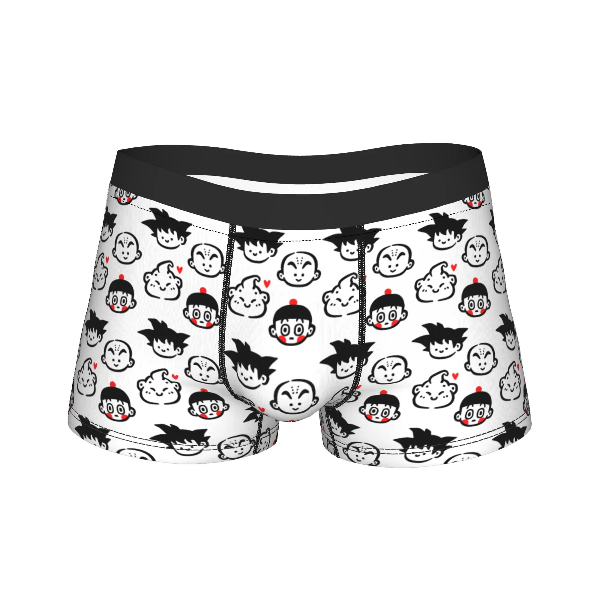 

Men Dragon Ball DBZ Goku Underwear Vegeta Novelty Boxer Briefs Shorts Panties Male Soft Underpants Plus Size