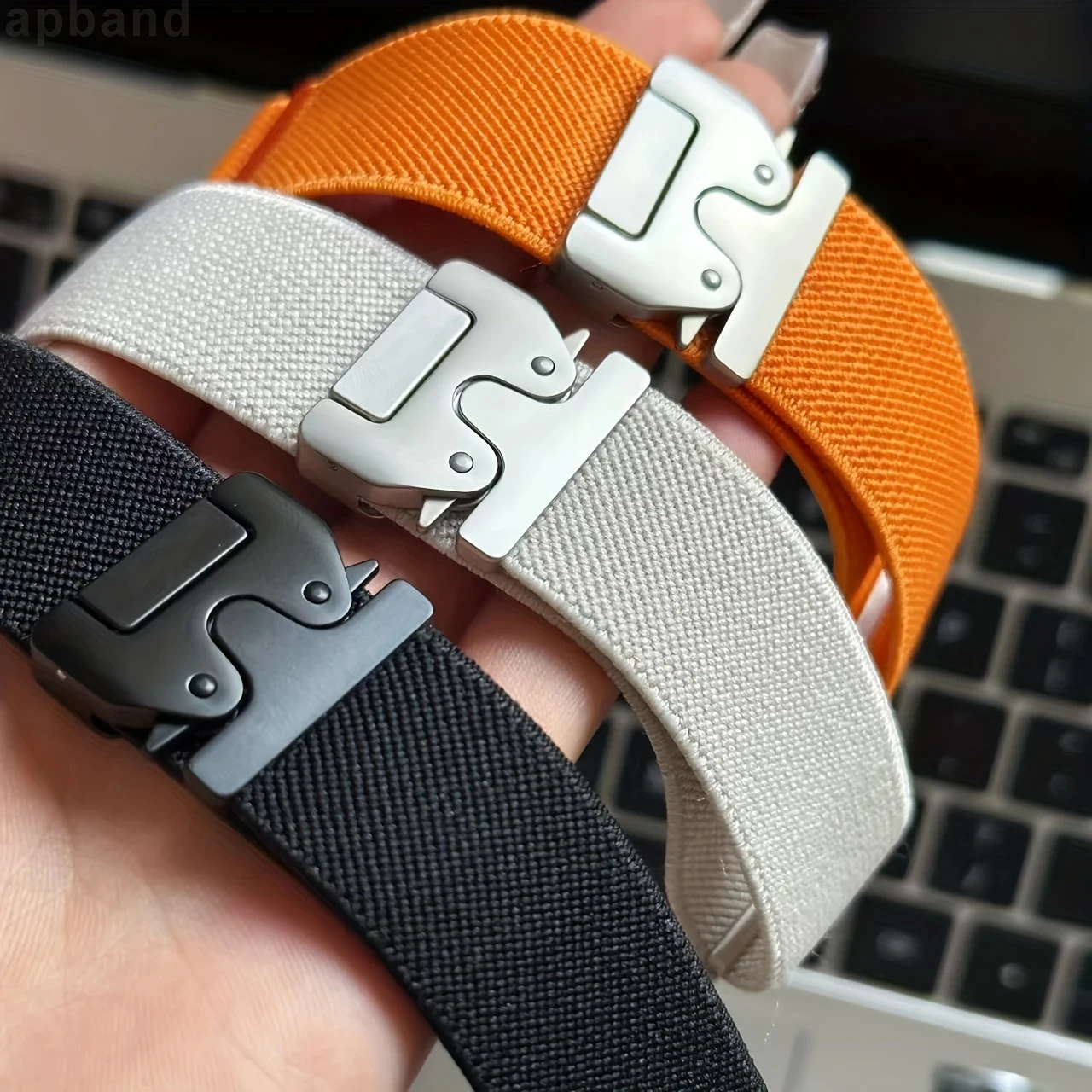 �y�Z�[�����zSamsung Galaxy Watch 7/FE/5 Pro/6/4/5 40mm 44mm 45mm�AWatch6 4 Classic 43mm 47mm�Ή��A���ԂȂ��X�g���b�v�A�p���V���[�g�u���X���b�g�o���h