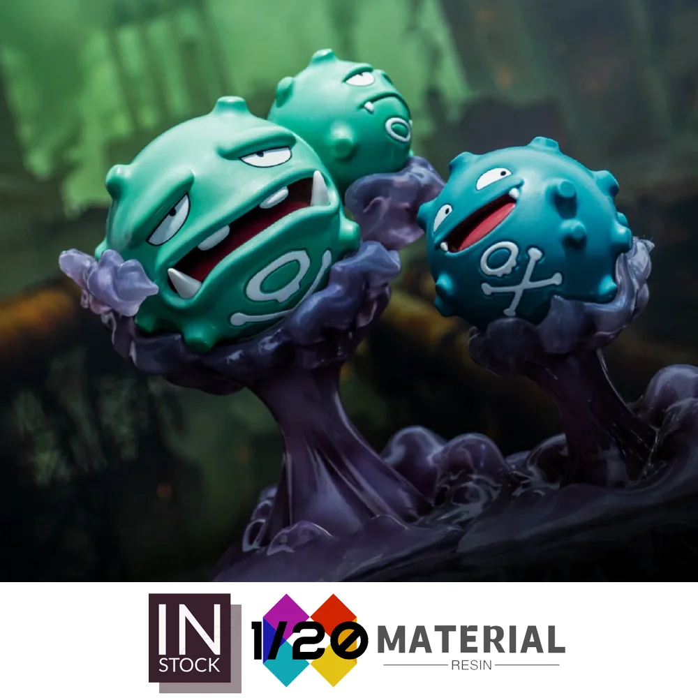 

[In Stock]1/20 Resin Scale World [MINAMO] - Koffing & Weezing2.0 [Split RE-MENT]