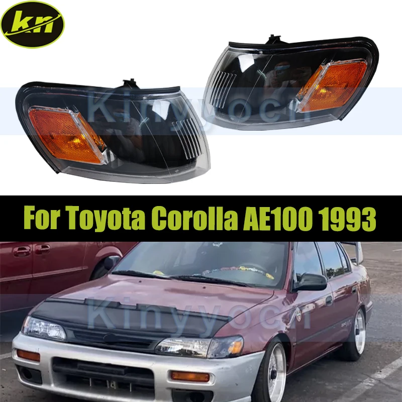 

1Pair USA Version Corner Light Lamp For Toyota Corolla AE100 1993 Car Headlight Turn Signal Indicator Corner Light