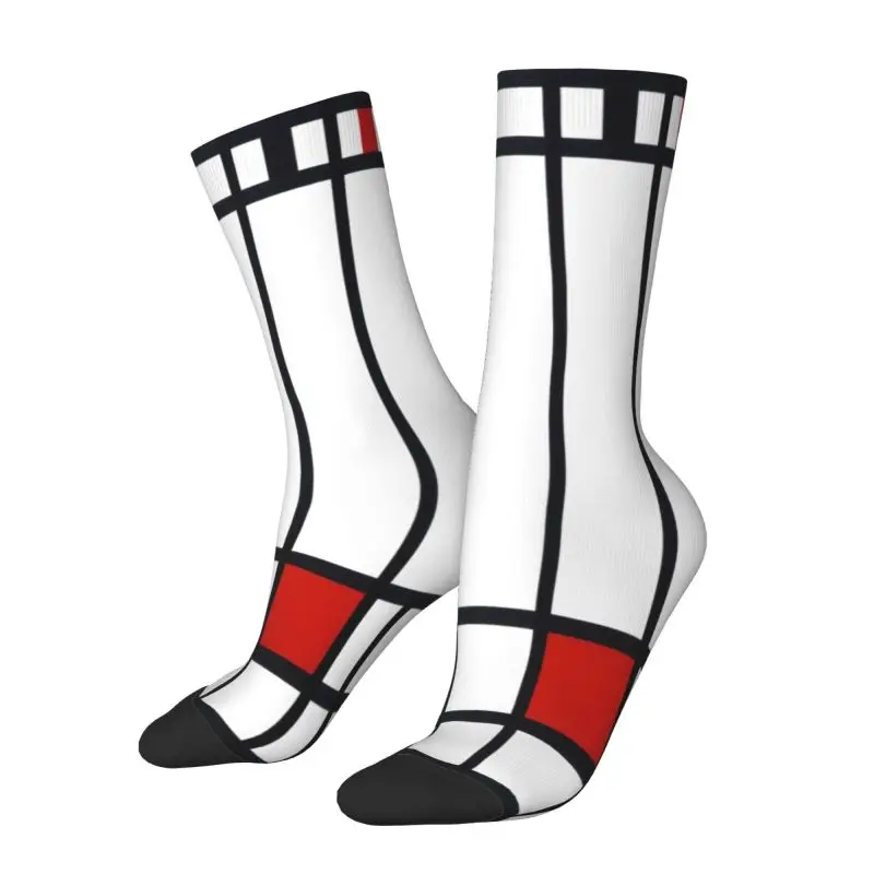 

Модные носки на заказ Masters Of Fine Art Piet Mondrian, женские и мужские теплые спортивные футбольные носки с 3D принтом и композицией богини