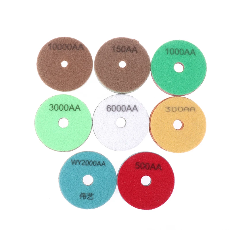 

3“ 8cm Sponge Diamond Polishing Pads Granite Artificial Stone Polishing Cleaning Tool Concrete Sanding Disc For Polisher 1pc