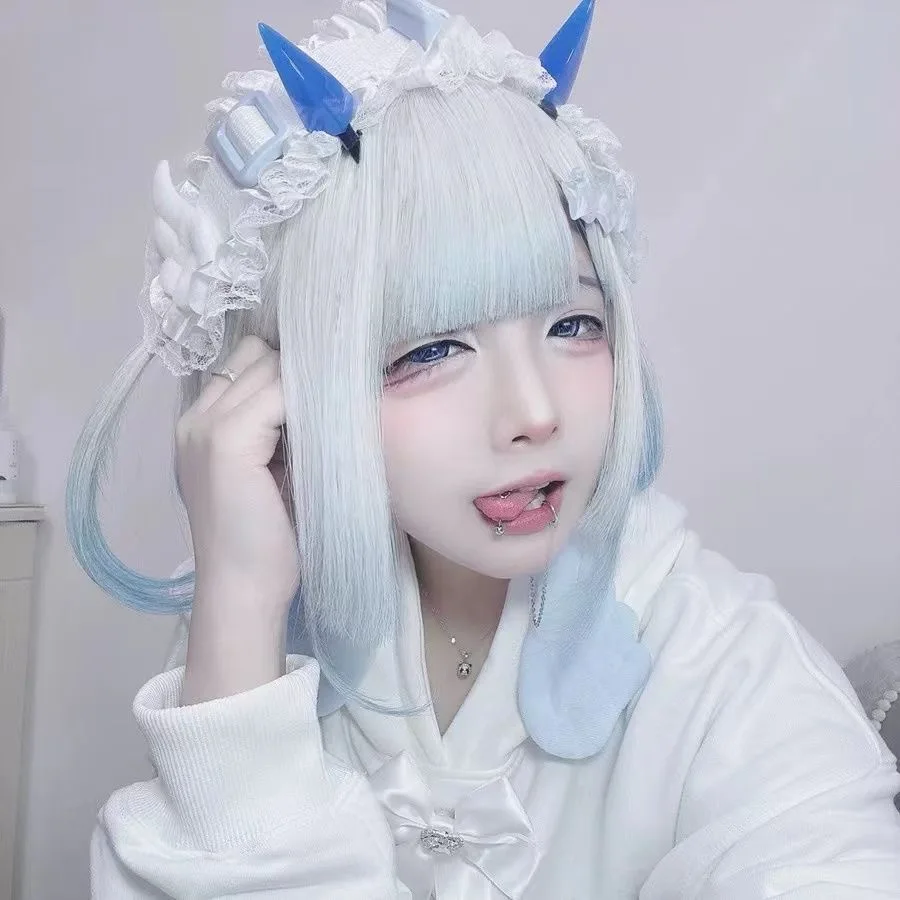 1 Pc Sweet Lolita Gothic Landmine Cool Girls Angel Wing Ruffled Lace Headpiece Headband  Japanese Style Y2k Subculture Headwear