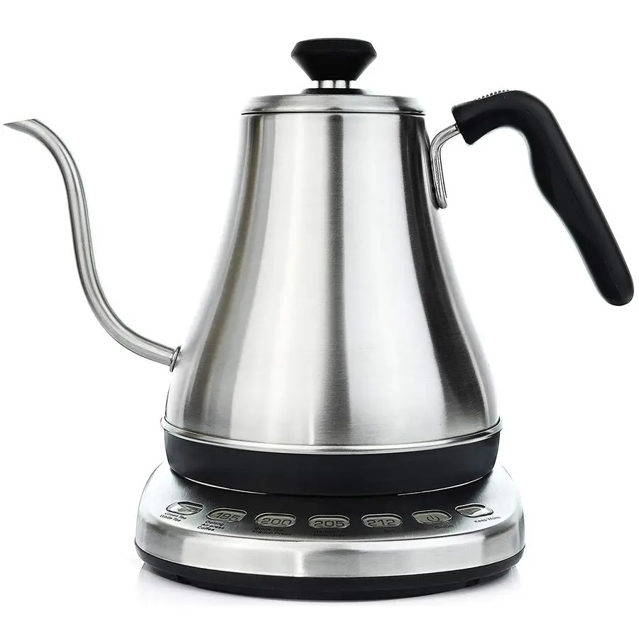

Electric Kettle with Temperature Control 0.8L Stainless Steel amp BPA Free Plastic Custom Temp Presets for Teas amp Coffee Keep