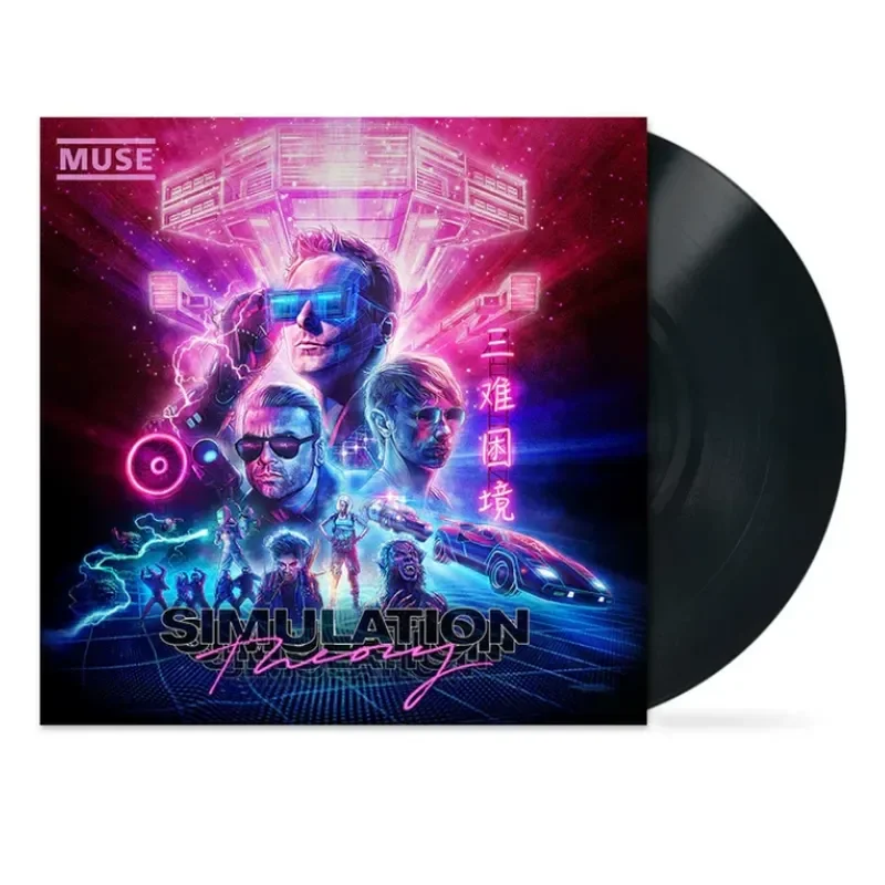 Vinyle LP authentique MUSE Simulation Theory Trilemma pour MUSE