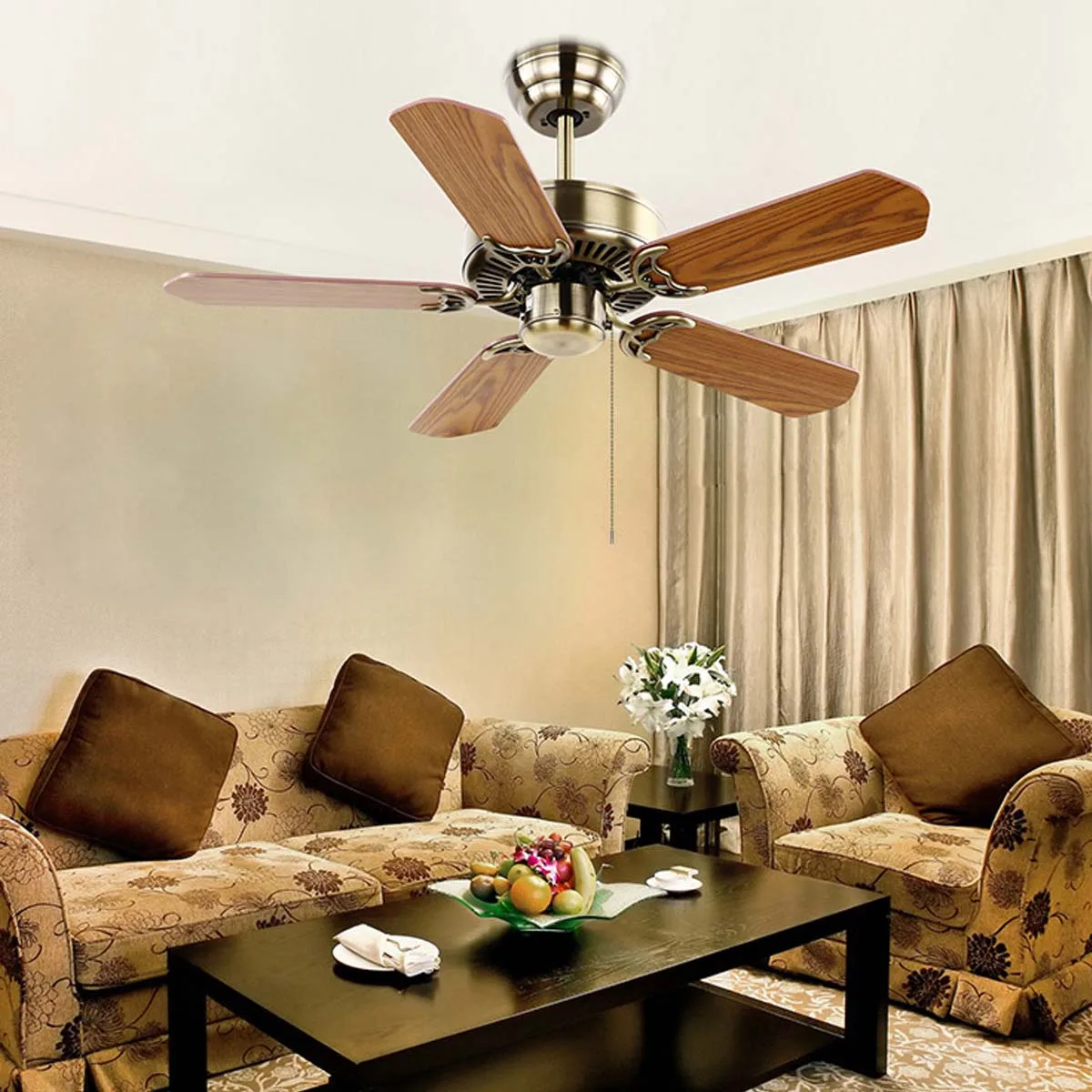 Replacement Silver Pull Chain for Ceiling Fan Wall Lamp Table Lamp Retro Pull Cord Light Easy Install Control Lighting