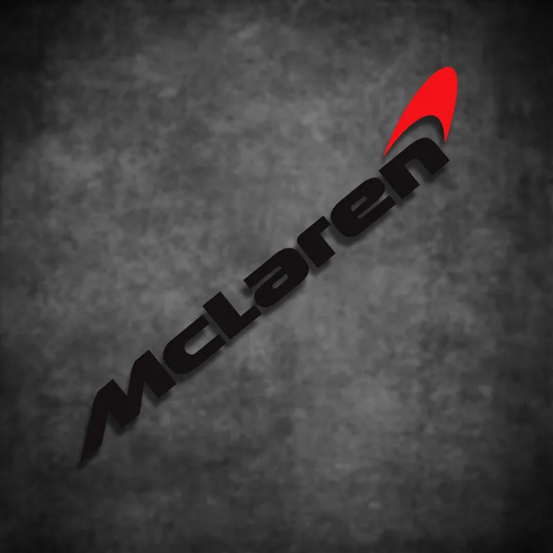 ملصق سيارة لملصق سيارة ماكلارين ملصق أحمر بشعار السيارة ملصق تعديل ديكور عاكس مقاوم للماء #1