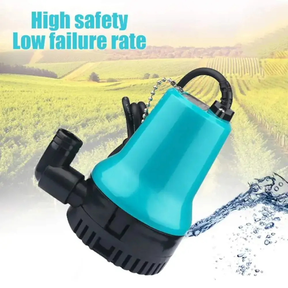 Mini 4500L/H DC 12V/24V Solar Agricultural Brushless Motor Water Circulation Submersible Pump Irrigation Fountain Fish Pond