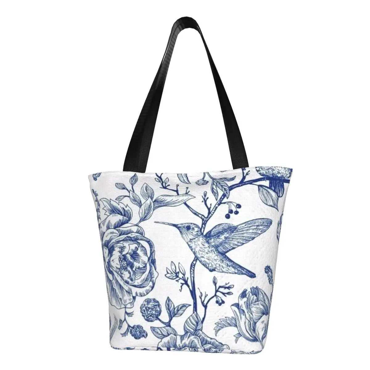 

Monochrome Landscape Sketching Fashion Ladies' Shoulder Shopping Bag Tote Bag, versatile design, match various clothing