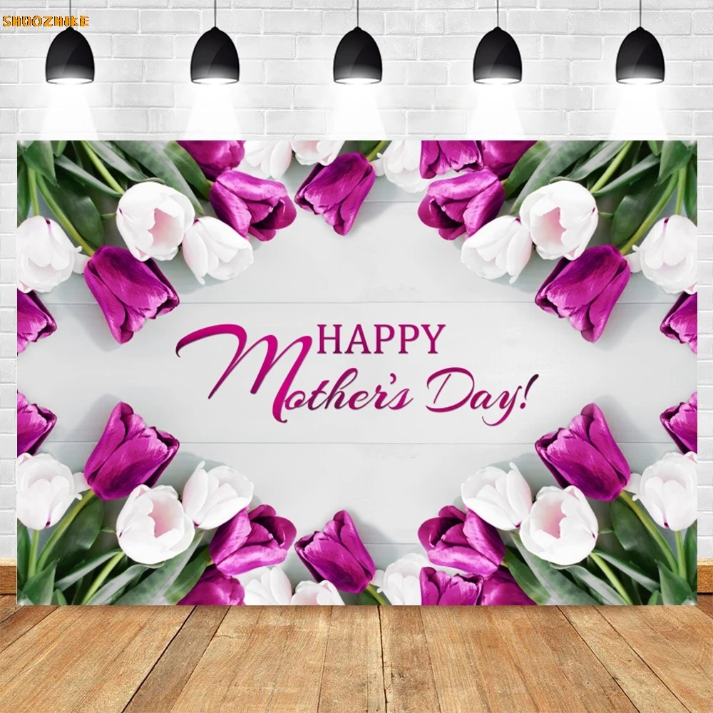 عيد الأم السعيد التصوير خلفية أفضل أمي الأزهار الذهبي النقاط عيد الأم حفلة عيد ميلاد ديكور صور خلفية الدعائم