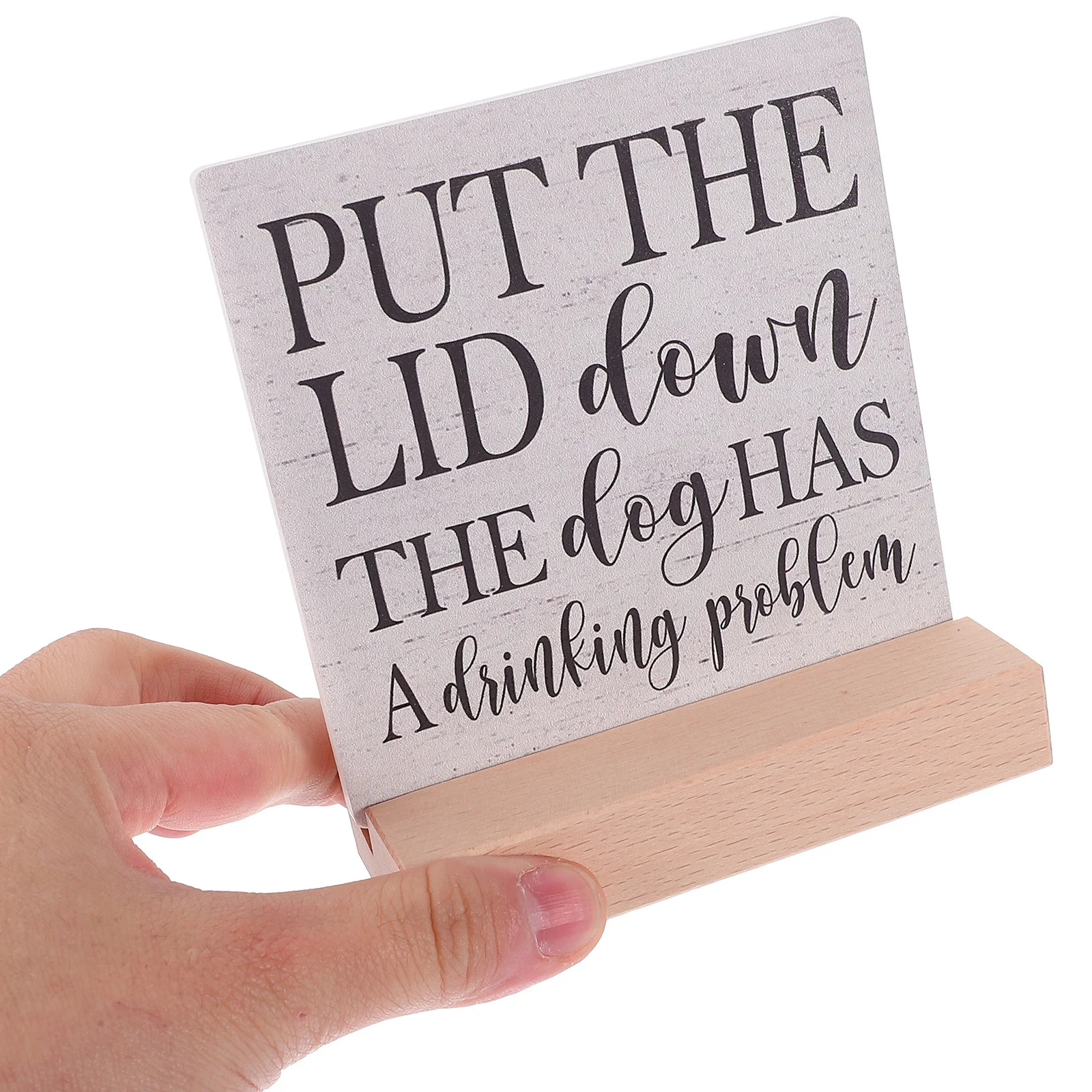 

English Words Wooden Greeting Sign Stylish Desktop Ornament Home Decor Living Room Wall Adornment Motivational Gift