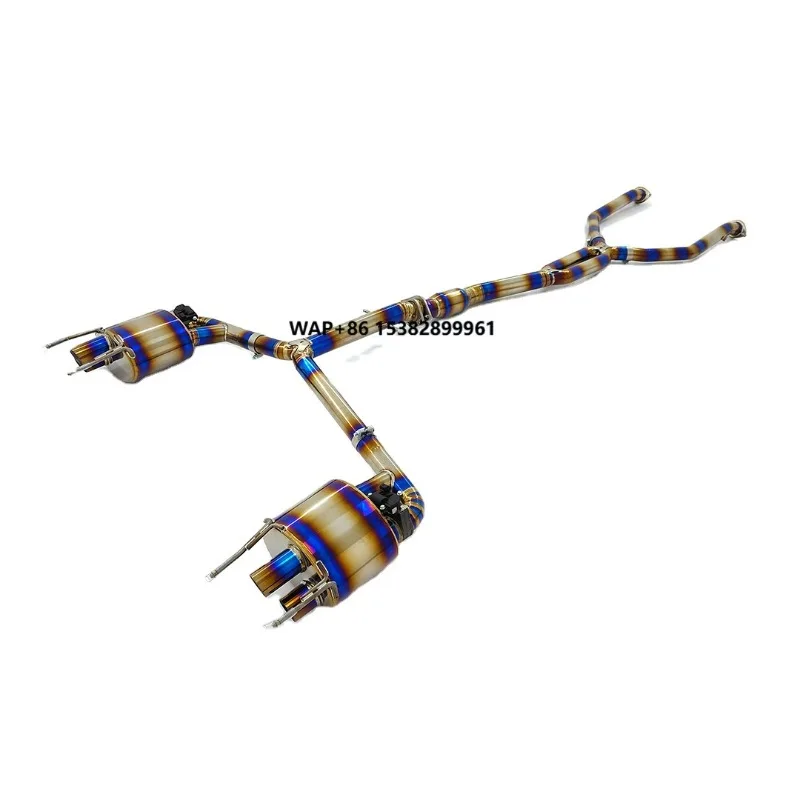 [CSZ ] Perfect Fitment ISF Titanium Exhaust for ISF 5.0L V8 Valved Catback Muffler Axleback Exhaust Pipe
