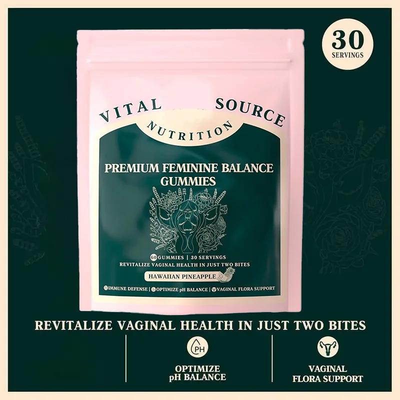 กัมมี่สมดุลฮอร์โมนหญิง - บรรเทาอาการตะคริว อารมณ์ กะพริบร้อน และเหงื่อออกกลางคืน