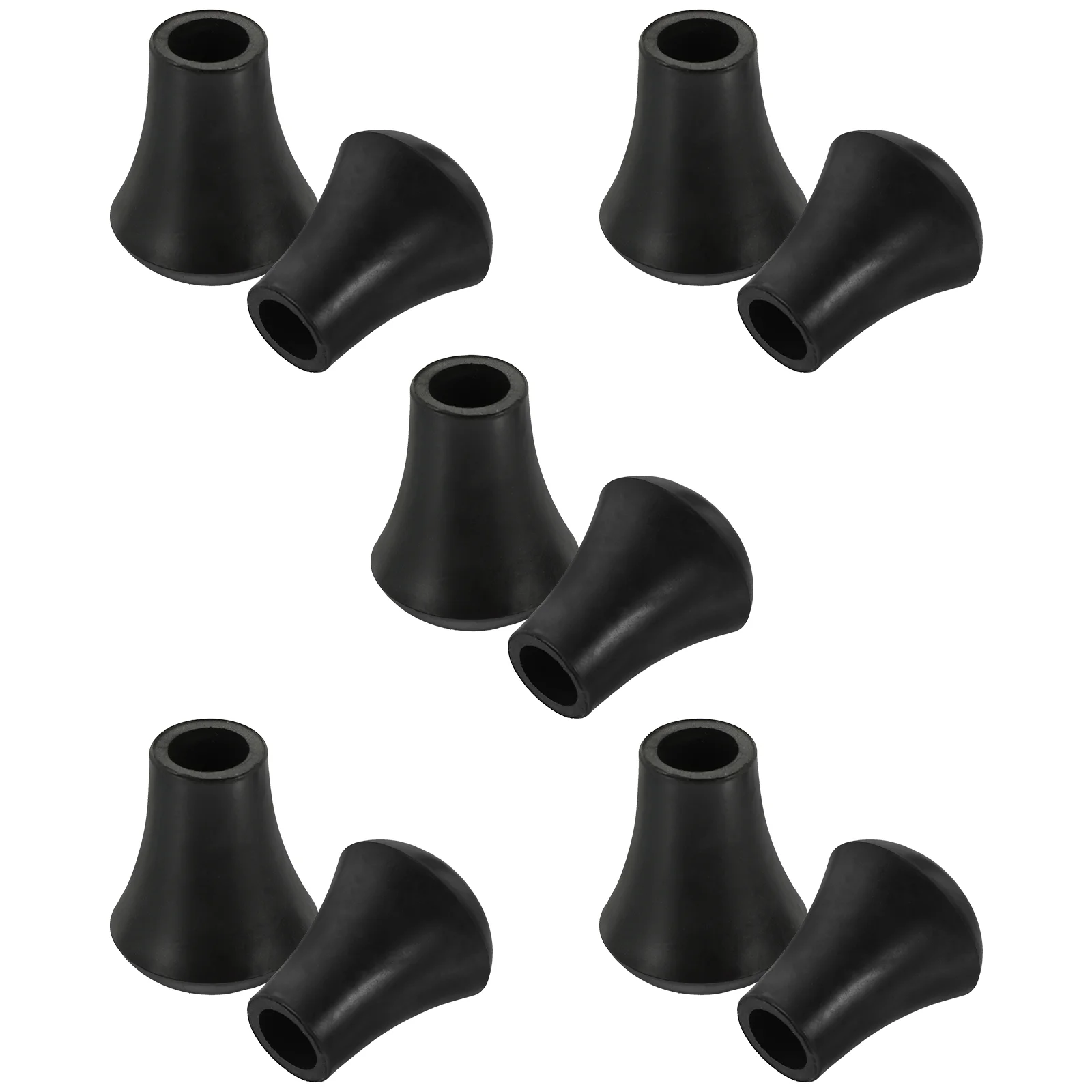 

10 Pcs Floor Anti-slip Drum Leg Bracket Feet Part Rubber Kit Accessories Replacement