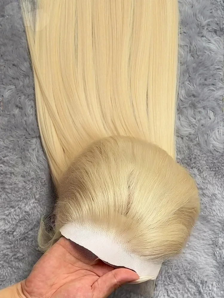 

Блонд-парик прямой, 613 HD, с кружевной передней частью 13x6, 13x4, прозрачный, бразильский, прямой, с кружевной передней частью, 30-34 дюйма, из натуральных волос