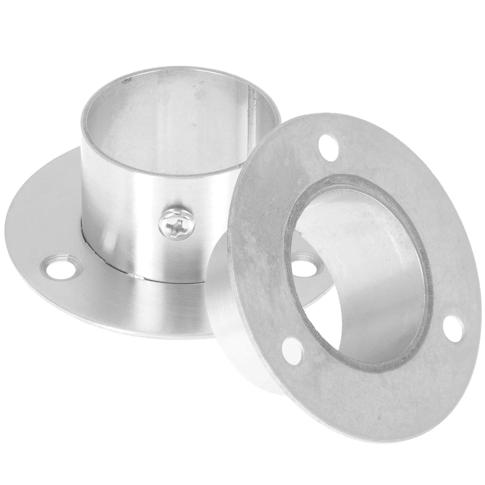 

2pcs Metal Handrail Brackets Wall Mount Stair Railing Support For Home Restaurant School Banister Fixator Railing Holder