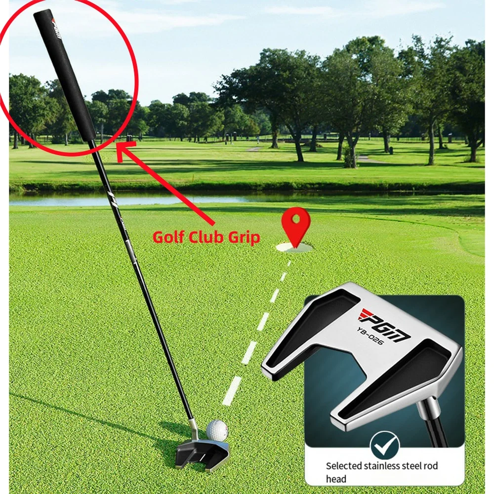 PGM Golf Club Grip, Ultra Light Pu Grip, Professional Single Anti Slip Golf Grip, Golf Club Accessory, Used With TUG054 Club