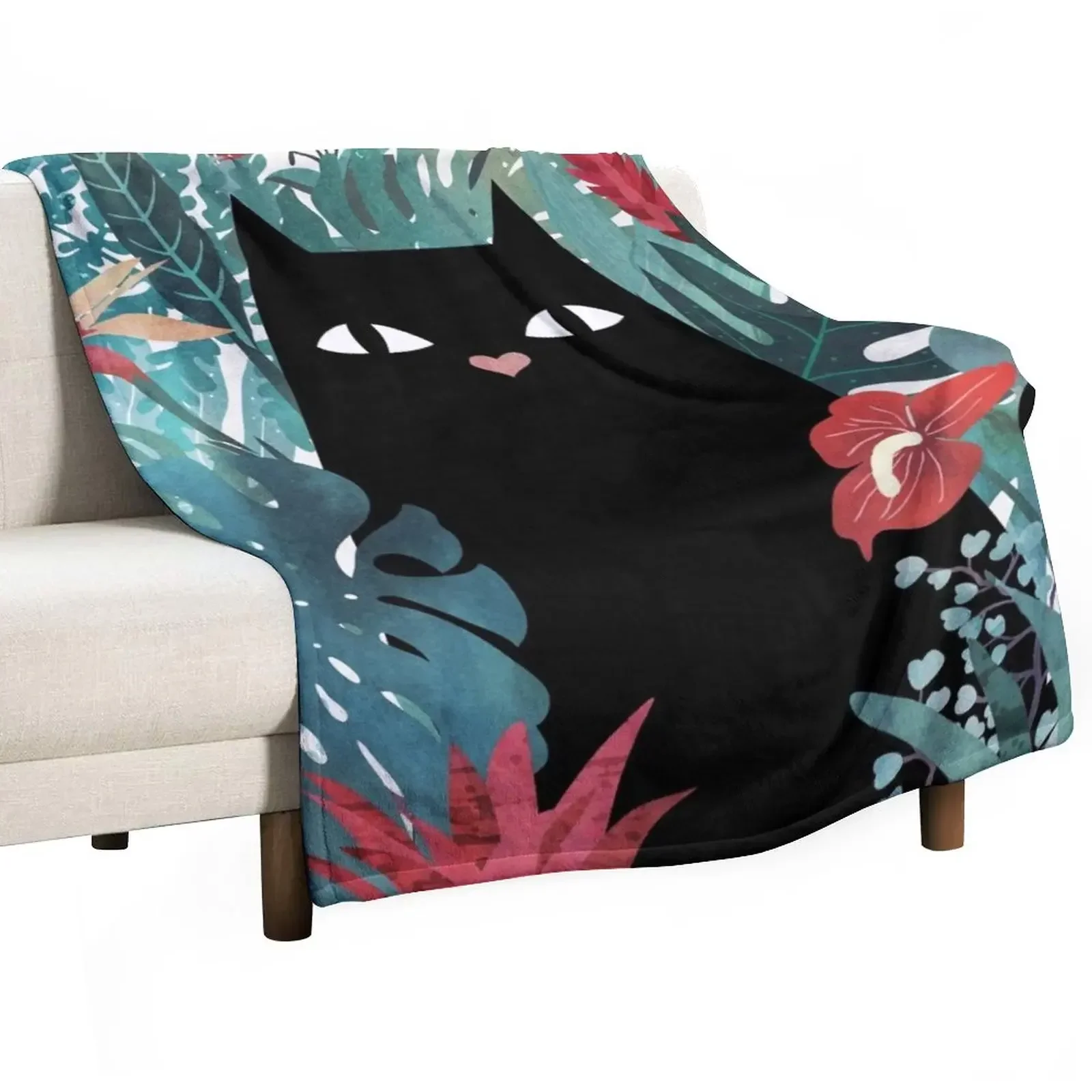 

Popoki Throw Blanket Bed For Decorative Sofa for sofa anime Blankets