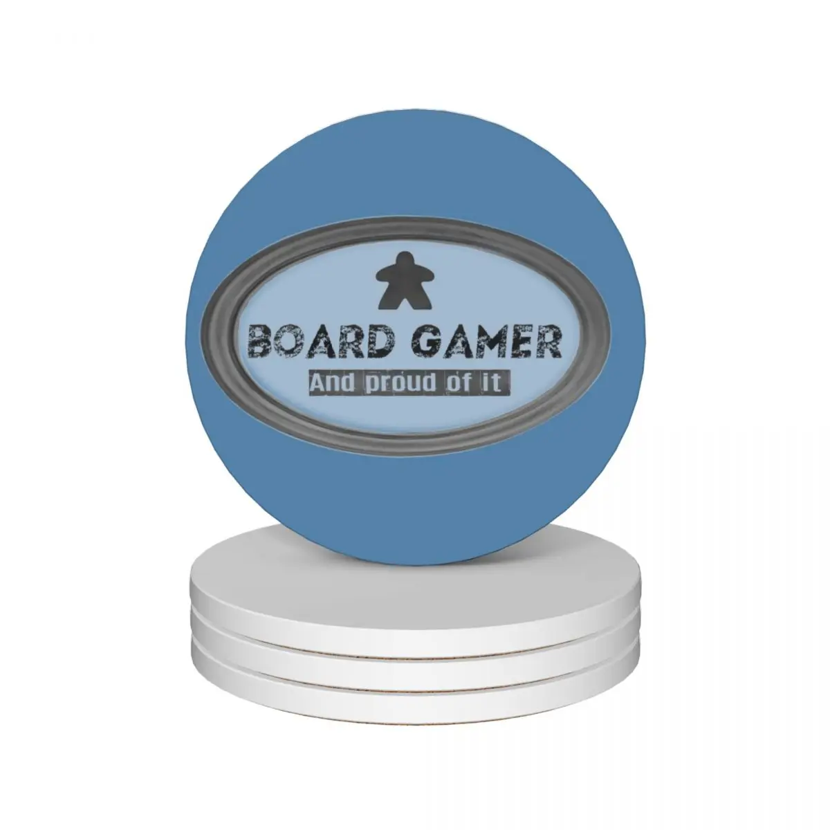 

Board Gamer and proud of it Ceramic Coasters (Set of 4) cup set for drinks aesthetic mat for dishes Coasters