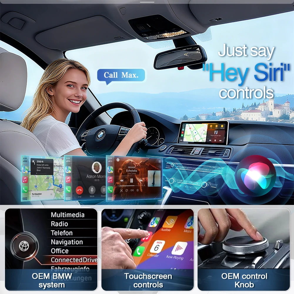 راديو يوتيوب بديل للسيارة مقاس 10.25 بوصة من AUTOTOP لسيارة BMW 2 1 Series F20 F21 F22 F23 2011-2017 NBT، Carplay اللاسلكي Android Auto #3