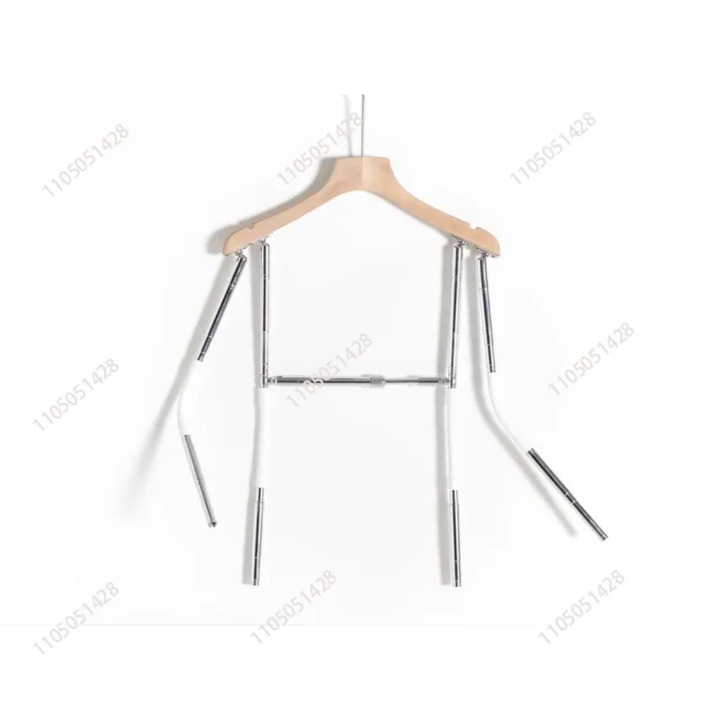 Tops shooting modeling racks, clothing hanging invisible hangers, clothing photography props, telescopic hangers
