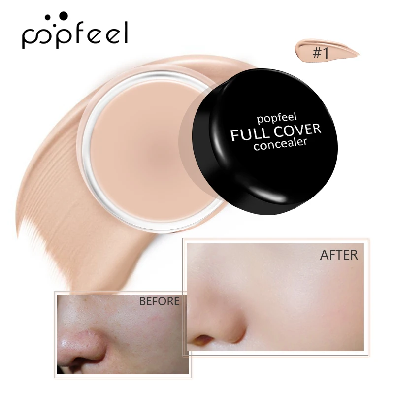 خافي عيوب البشرة المقاوم للماء والعرق من بوبفيل - للوجه والجسم، مثالي للعيوب والهالات السوداء ووشم الجسم. #2