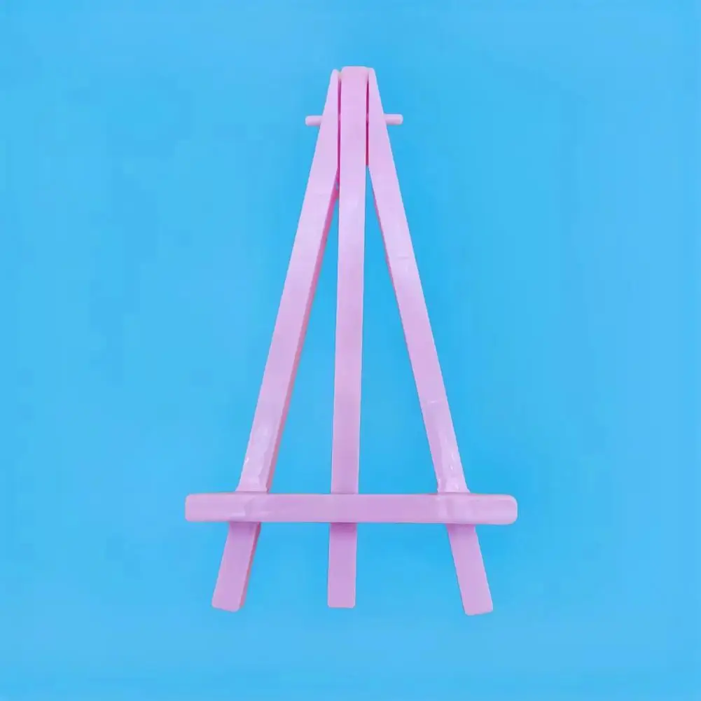 Triangle Design Painting Stand Set of 5 Mini Plastic Sketching Easels for Kids Art Display Triangle Holder Stand Artist Easels