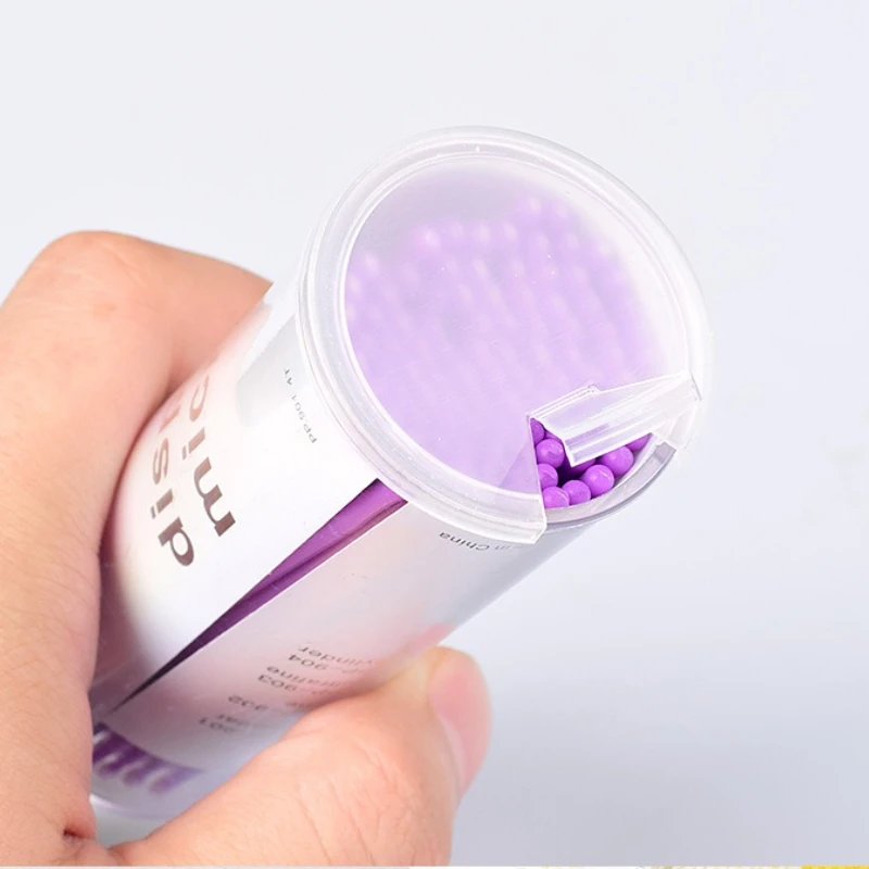 1 زجاجة فرشاة توزيع صغيرة لتمديد الرموش، مسحات قطنية صغيرة، عصي ماسكارا الشفاه، فرشاة صغيرة