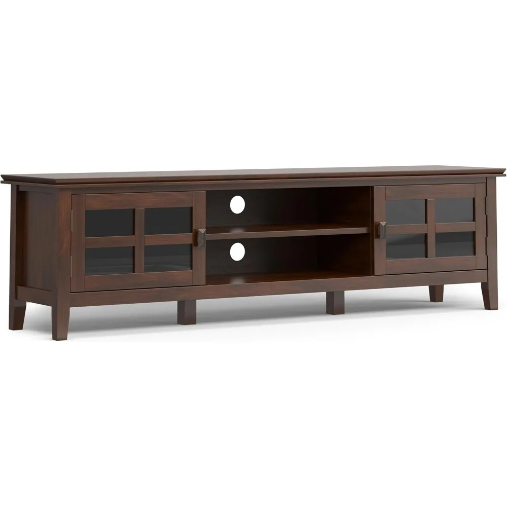 72 Inch Living Room Cabinets,Solid Wood Wide Transitional Media Stand for The Living Room and Entertainment,Living Room Cabinets