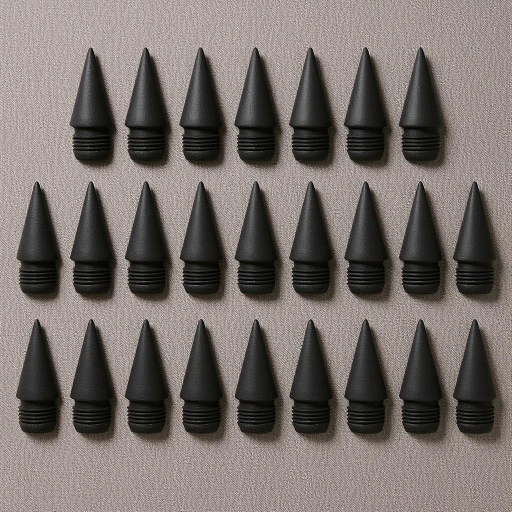

25Pcs Inkless Pencil Replacement Tips Everlasting Pencil Refills Non Sharpening Smooth Writing Nibs for Students and Artists