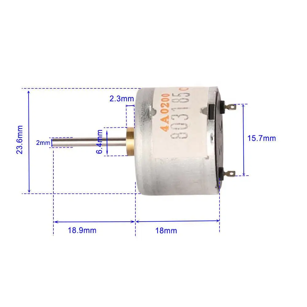 

DC5V-12V Precious Metal Brush 310 DC Motor Optical Instrument Motor 6000RPM-12000RPM High-speed Motor
