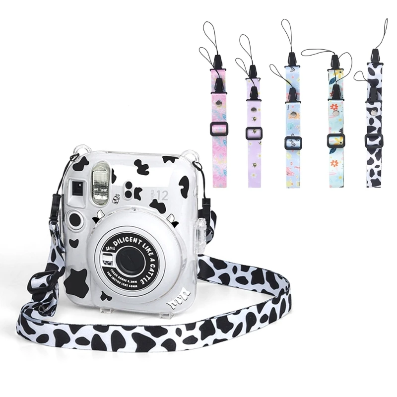 1.2m Camera Neck Shoulder Strap For Mini12/11/8/9 Camera Colorful Back Rope Anti-break Hanging Band Belt Camera Straps