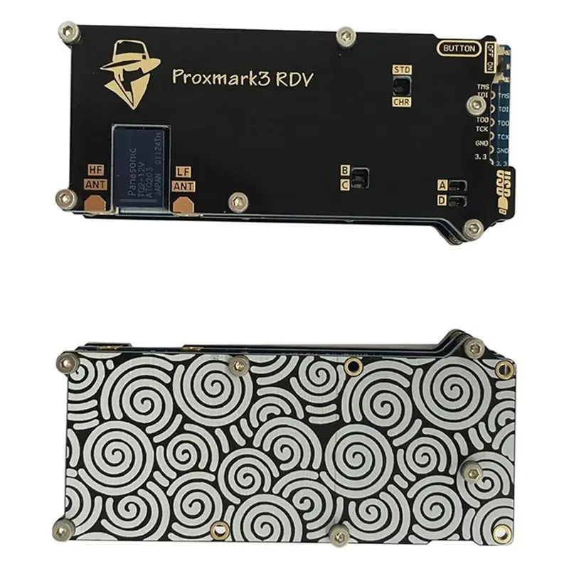 التكنولوجيا الجديدة PM3 DEV Proxmark3 ترقية 512K RDV2 الذاكرة NFC قارئ استنساخ RFID IC ID M1 مجموعة كاتب البطاقات Proxmark 3