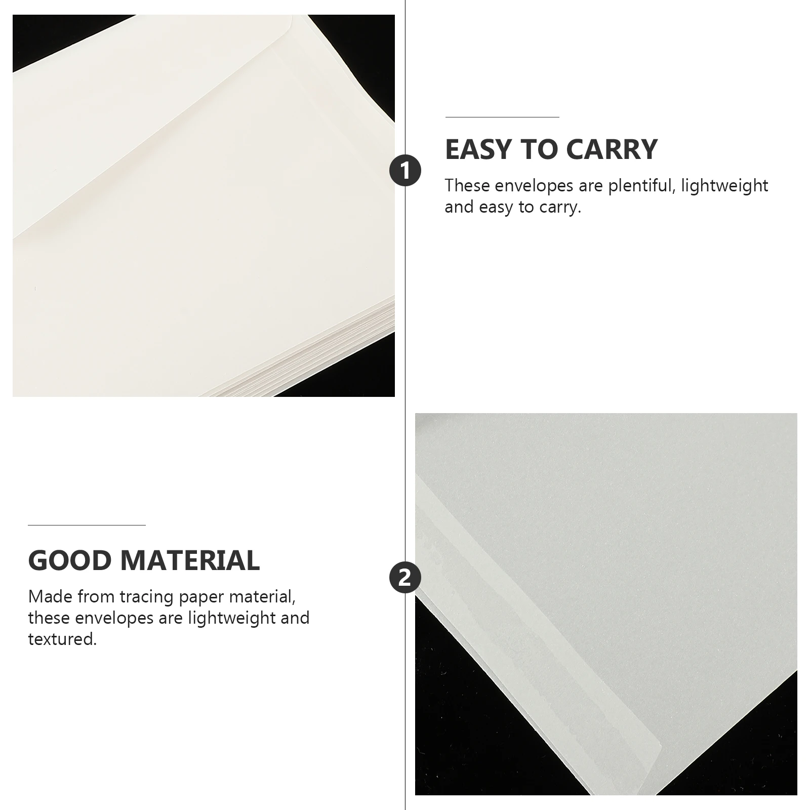 50 Pcs Envelope Invitation Student Clear Mailer Litmus Paper Greeting Cards Envelopes Small