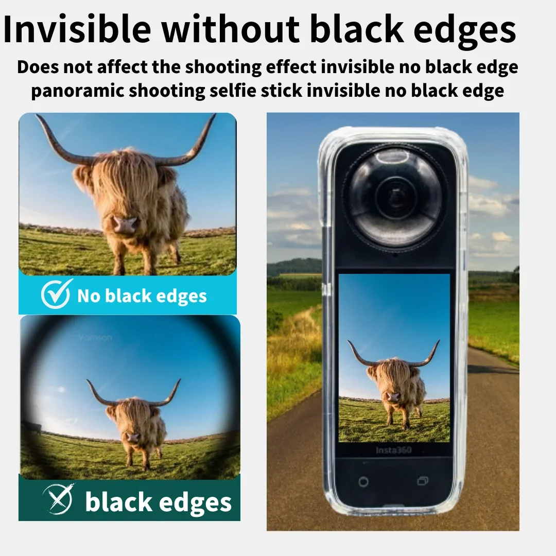 Insta360 X4 TPU Protective Soft Case with Airbag Anti-drop Anti-Scratch All-around Protector Cover For Insta 360 X 4 Accessories