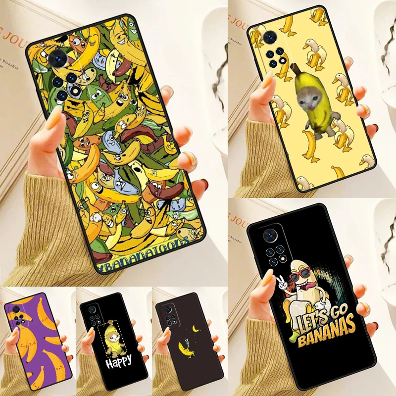 

Memes Cartoon Funny Banana Case For Samsung Galaxy S24 Plus S23 S20 S21FE Lite S22 Ultra Note 20 S8 S9 S10 Phone Coque