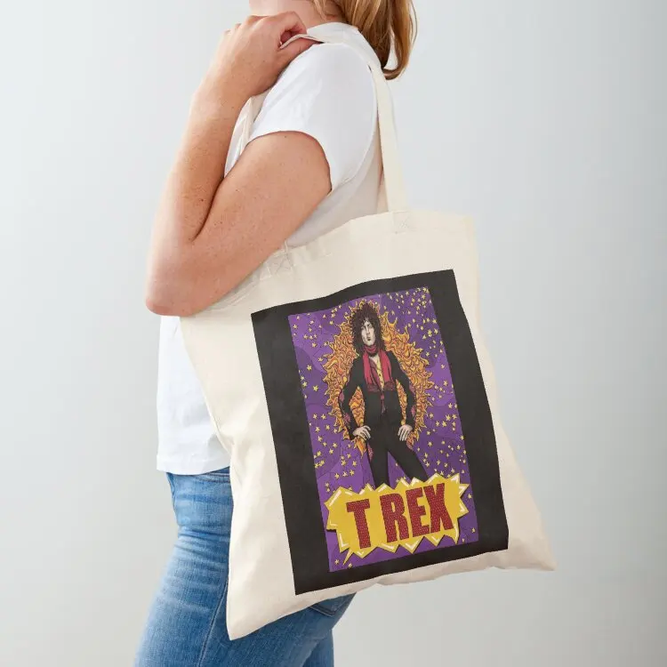 

Marc Bolan, T Rex fanart Tote Bag Big bag women Eco bag reusable shopping bags tote bags aesthetic