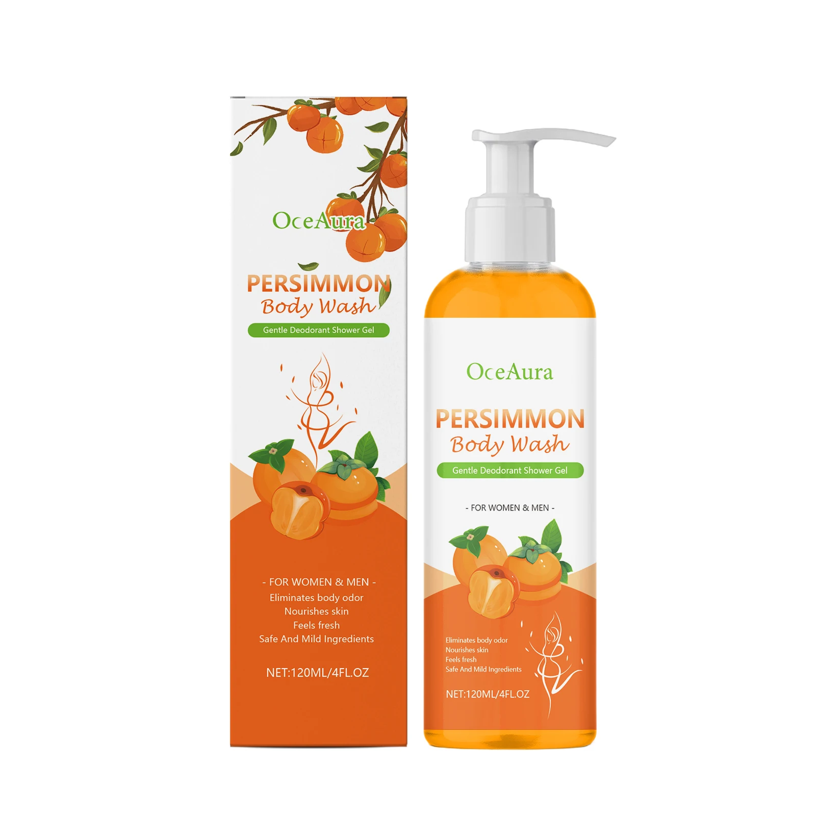 Nourishing Body Shower Gel, Gentle Cleansing for Body Skin, Refreshing, Oil-Control, Moisturizing Shower Gel