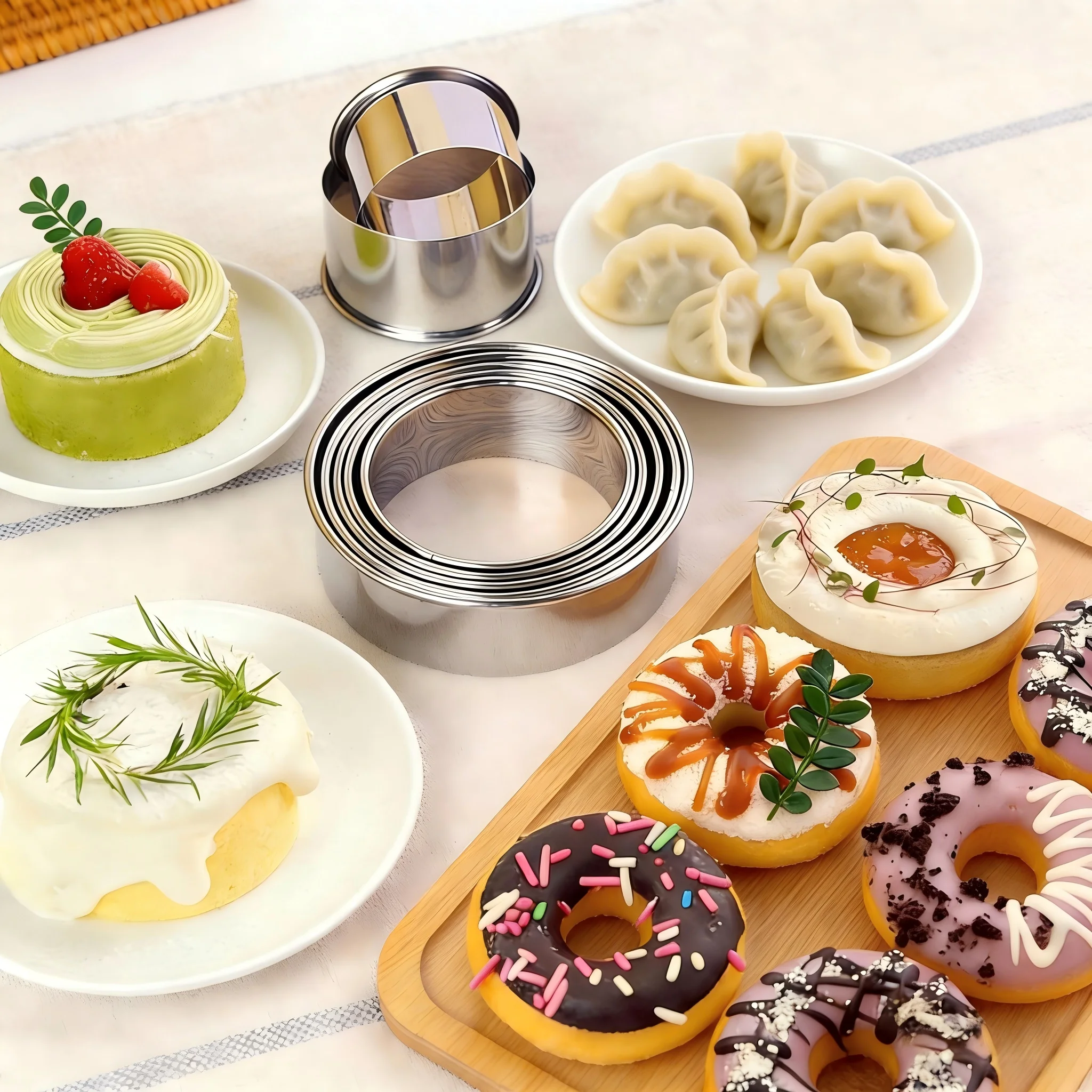 Cookie Cutter Set - 11/12PCS 쿠키 커터 세트, 스테인레스 스틸