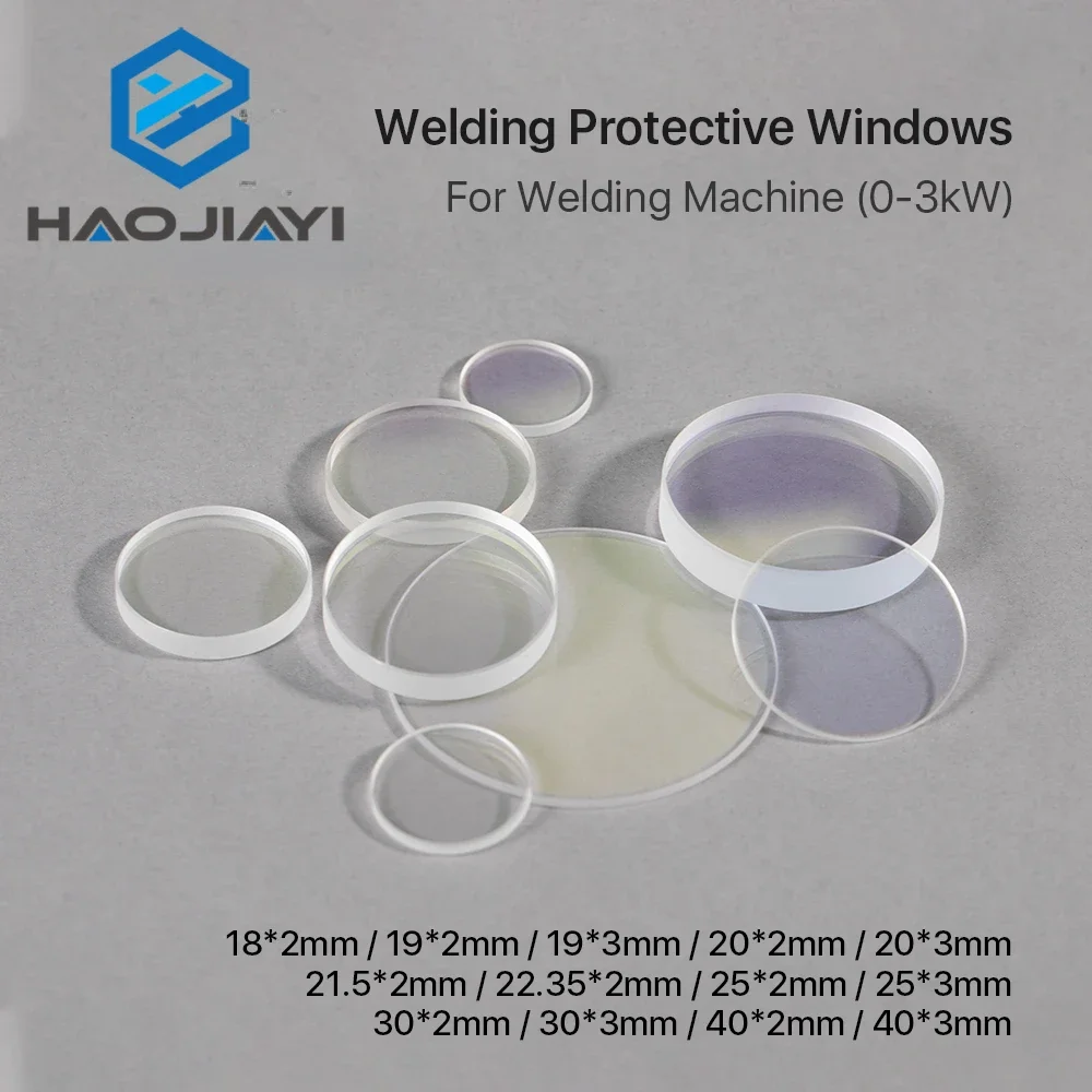 Laser Welding Machine Protective Windows 10*2 18*2 19*2 20*2mm Optical Laser Protective Lens for 1064nm Welding Parts