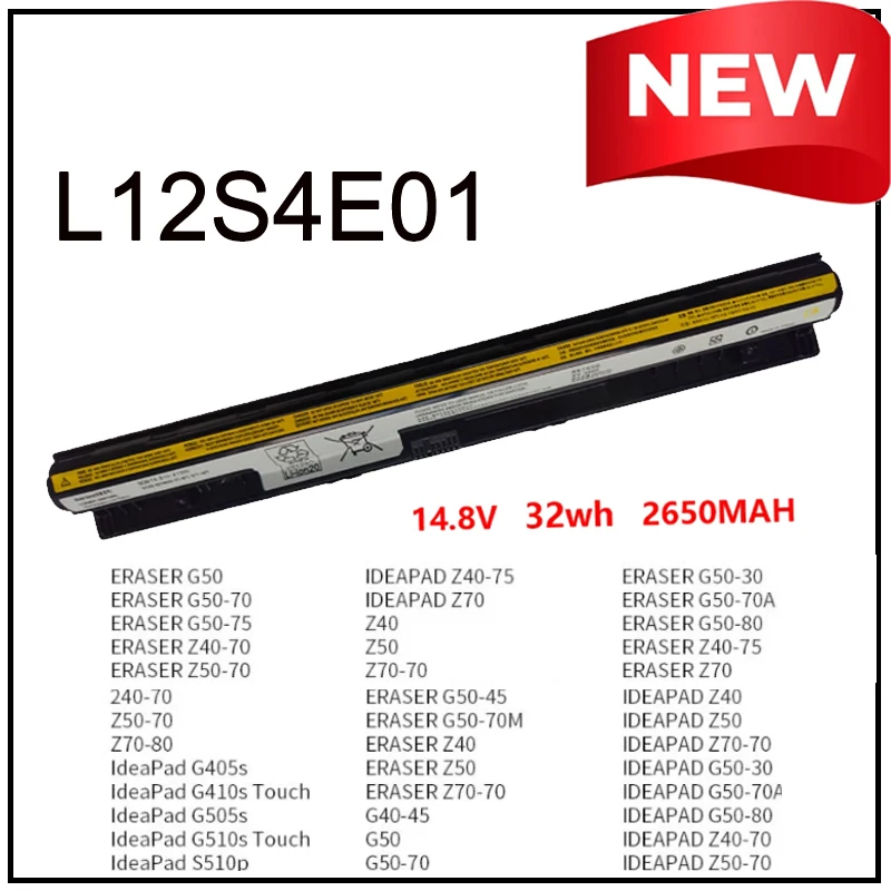 L12S4E01 Laptop Bat…