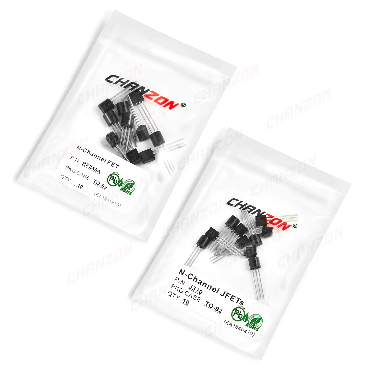 10Pcs F245A J310 2N5457 TO-92 N-Channel Audio Amplifier Transistor Bipolar Junction BJT Tube Fets DIP Integrated Circuits