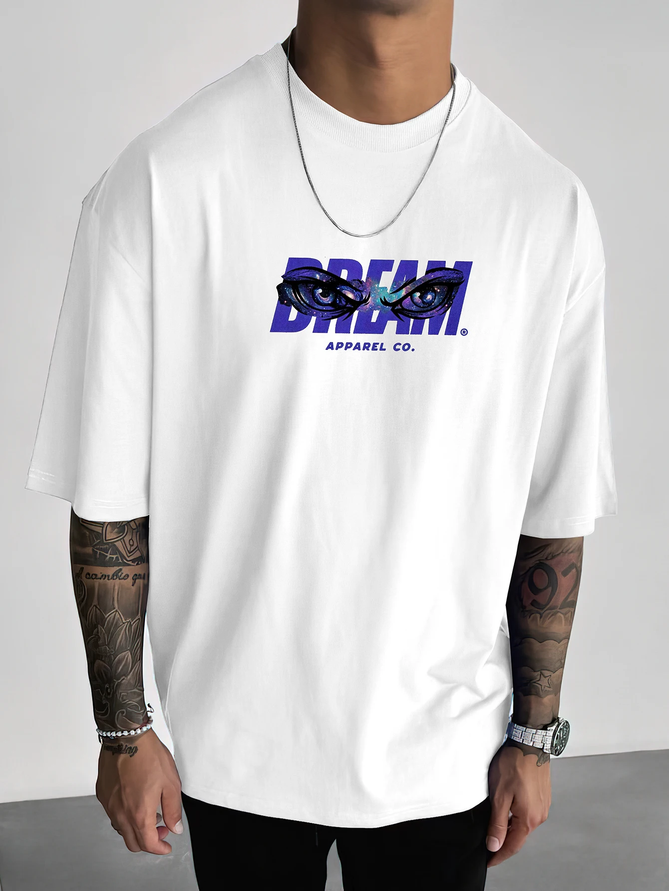 Streetwear Brand With Eye - メンズ オーバーサイズ ストリートウェア Tシャツ ブランド ドリーム