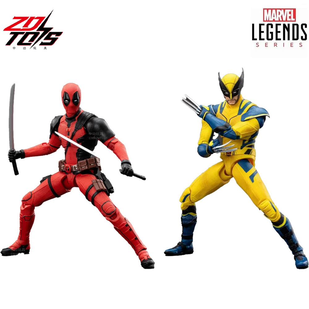 Zdtoys-figuras de acción de Marvel, lobezno y Deadpool, modelo de juguete, regalo de Anime, coleccionable, 1/10