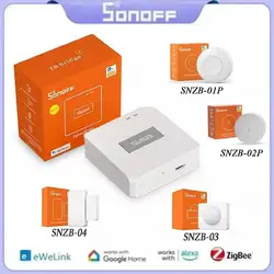 SONOFF Zigbee 3.0 Bridge Pro/T&H Sensor/Door Sensor/Motion Sensor/ZBMINI/ZBMINI-L2/SNZB-02D Support Ewelink Alexa Google Home